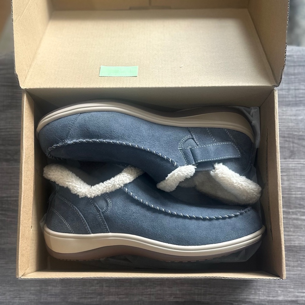Ortho Feet Lorin Hands-Free Slipper-Shoes NWT NIB